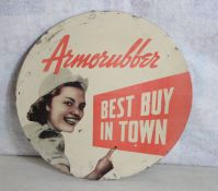1930's Kelly Armorubber Tire Insert Display Sign