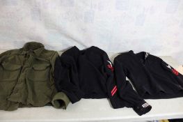 3 U S Military Wool Shirts 2 Navy, 1 Army