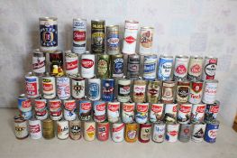 Pull Tab Beer Cans, Sports, Steel Sides