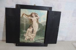 Victorian Classical Shutter Framed Nude Print