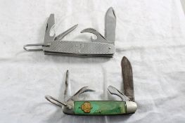 2 Pocket Knives, US Military Camillus, Kutmaster