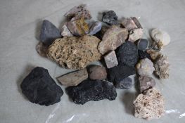 14lb Fossils, Coal, Pumice, Geodes, Coral