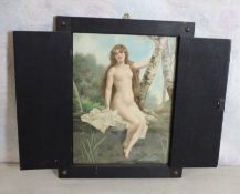 Victorian Classical Shutter Framed Nude Print