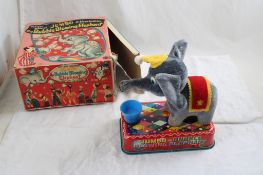 Yonezawa Japan Jumbo Bubble Blowing Elephant & box