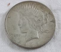 1923 D Peace Silver Dollar