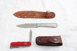 Sport-Nif Fixed Blade Knife & Victorinox Knife