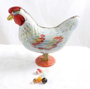 Wyandotte Susie Laying Hen Toy 1940's Working