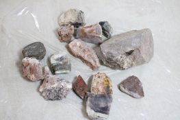 20lb Petrified Wood, Granite, Sedimentary & More