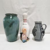 FC Vase, German Pitcher & Buffer the Bowler