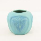 1940's Van Briggle Min Blue Butterfly Vase