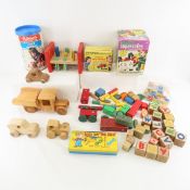Vintage Wood Blocks & Wood Toys