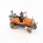 1930's Amos & Andy Tin Wind Up Taxi- works