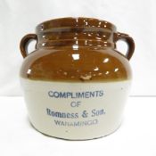 Romness & Son Wanamingo MN Bean Pot