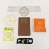 Flight Calculator, Measuring Tools, Books & Pins