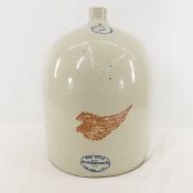 5 Gal Red Wing Union Stoneware Jug- large wing