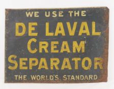 Antique De Laval Cream Separator Sign