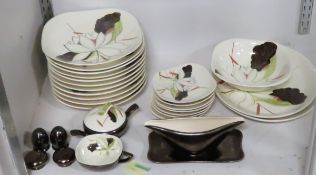 Red Wing Lotus Dinner Ware