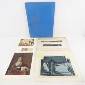 Portfolio of 13 Antique Prints