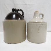 1 Gallon & 1/2 Gallon Minnesota Stoneware Jugs