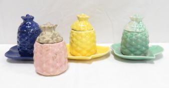 3 Red Wing Pineapple Preserve Jars & More