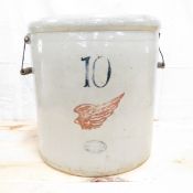 10 Gallon Red Wing Union Stoneware Crock