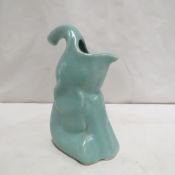 Red Wing Art Pottery Green Elephant #875