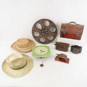 2 Hats, Lunchbox, Camera, 8 Day Clock and More