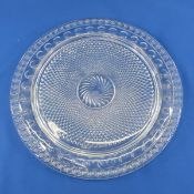 Imperial Glass Tradition Crystal Cake Plate