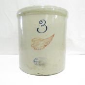 3 Gallon Red Wing Union Stoneware Crock