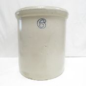6 Gallon Unmarked Stoneware Crock