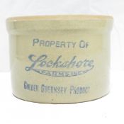 Lockshore Farms Golden Guernsey Butter Crock