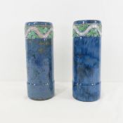 Royal Doulton pair of Bessie Newberry Vases