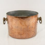 Villedieu France Hammered Copper Wine Bucket
