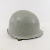 US military rear seam helmet with liner