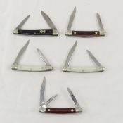 5 Small Western Pocket Knives