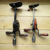 2 Vintage Chest Drills, Mohawk & Millers Falls
