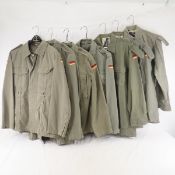 7 West German Military Shirts