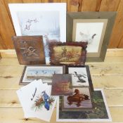 Various Wildlife Artwork, Framed & Unframed