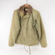 WWII USN N-1 Alpaca Deck Jacket sz 40