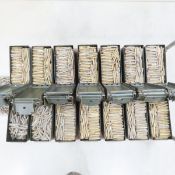 15 Metal Ammo Cans & 1 Bin of Corroded 8mm Ammo