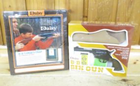 Daisy BB Six Gun Replica and Target Trap NIP