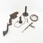 Antique Phone or telegraph scissor arm