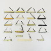 20 Vintage Pocket Knives, Lipic, Rogers & more