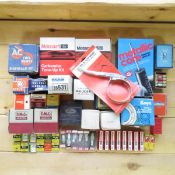 Spark Plugs, Fuses & Various Car Parts
