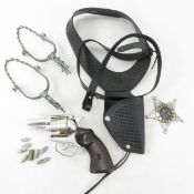Mattel Toy Cowboy Revolver & Sheriff Set