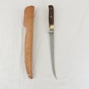 Schrade Uncle Henry 167 Filet Knife with sheath