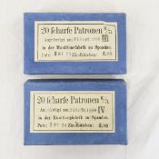 36 rounds fcharfe Patronen M/71 ammunition
