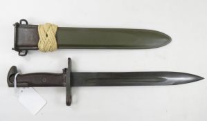 WWII U.S. Military M1 Bayonet & Scabbard