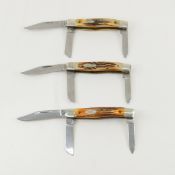 3 Case XX 53032 Stockman knives