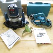 Ryobi Router & Makita Power Planer in Cases